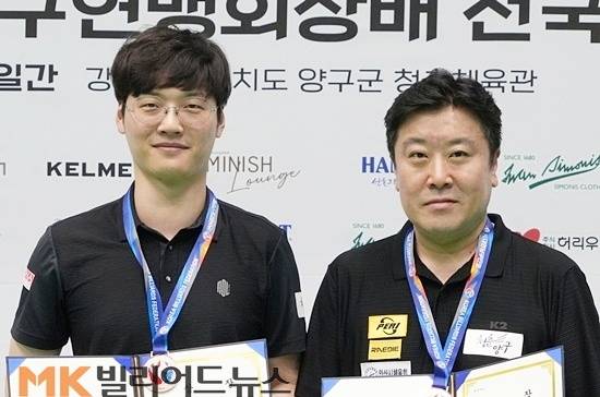 공동3위에 오른 윤도영(왼쪽)과 조치연.