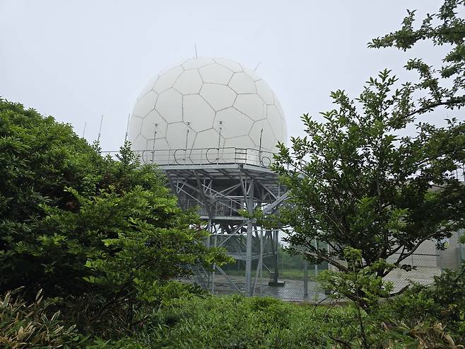 한국공항공사 제주항공무선표지소 한라레이더 시설