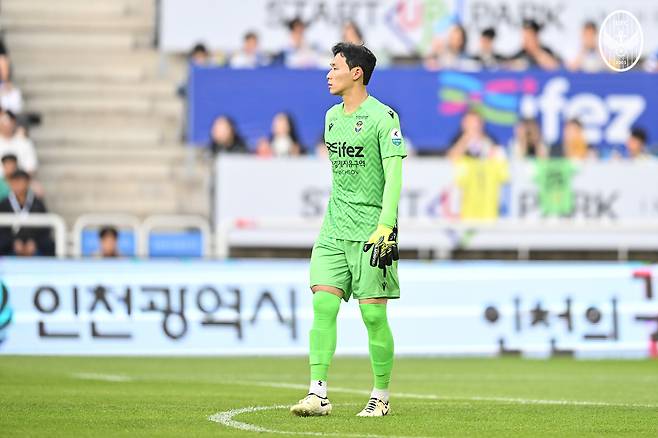 인천 유나이티드 골키퍼 민성준. /사진=인천 유나이티드 제공