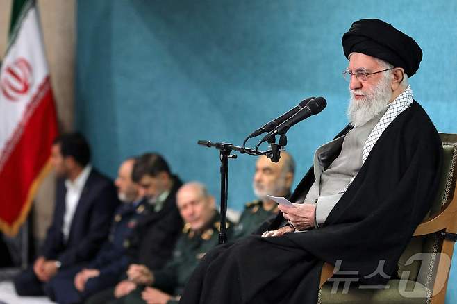 아야톨라 세예드 알리 하메네이 이란 최고지도자. 2025.03.09 ⓒ AFP=뉴스1 ⓒ News1 우동명 기자