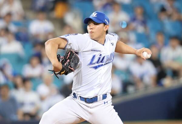 삼성 라이온즈 투수 배찬승. 사진┃삼성 라이온즈