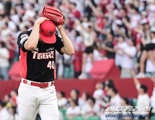 역전 홈런을 허용한 네일.