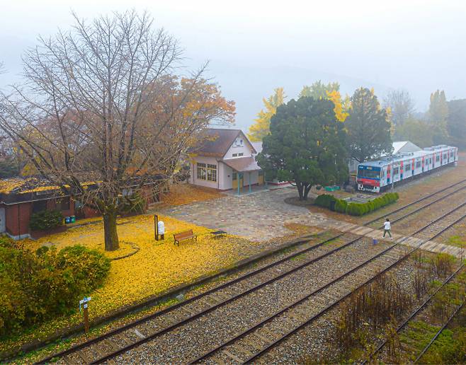 양평 동부 관광의 재도약을 이끌 구둔역 전경. /사진제공=양평군