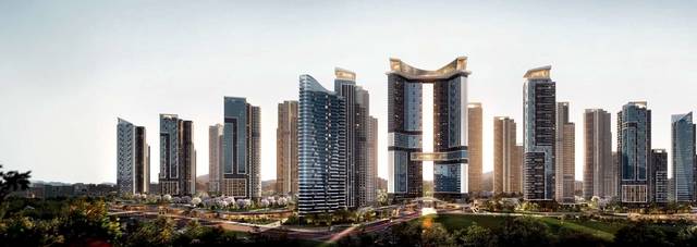 현대건설이 수주한 경기 구리시 수택동 재개발사업지 투시도. 현대건설 제공