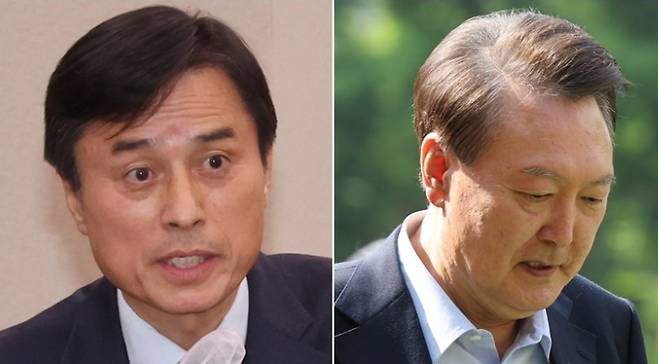 조은석 특별검사(왼쪽)와 윤석열 전 대통령. 연합뉴스