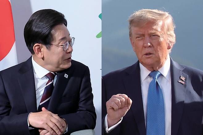 이재명 대통령, 도널드 트럼프 미국 대통령 ⓒ연합뉴스·REUTERS