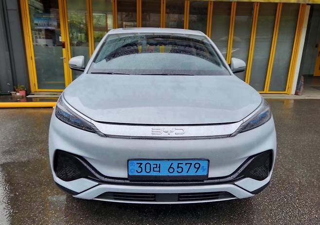 BYD 아토3 전면./사진=도다솔 기자