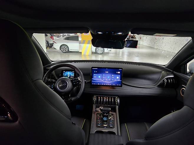 BYD 아토3 1열./사진=도다솔 기자