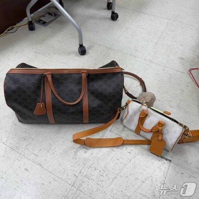 춘천식구파 소속 MZ 조직원의 오피스텔에서 발견된 명품 가방.(춘천지검 제공, 재판매 및 DB금지)