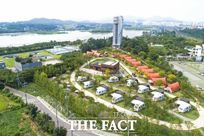 왕송호수 캠핑장 전경 /의왕도시공사