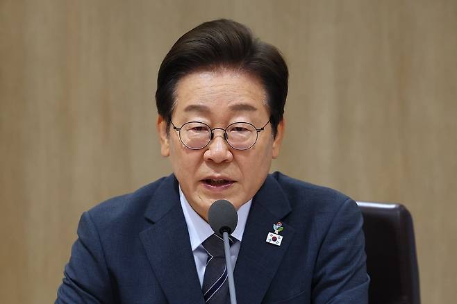 이재명 대통령이 24일 서울 용산 대통령실 청사에서 열린 국무회의에서 발언하고 있다. /사진=대통령실사진기자단