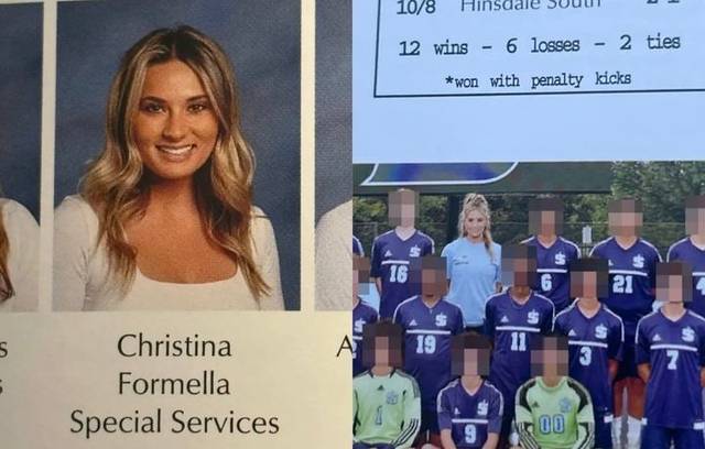 졸업 앨범에 실린 크리스티나 포멜라. 뉴욕포스트