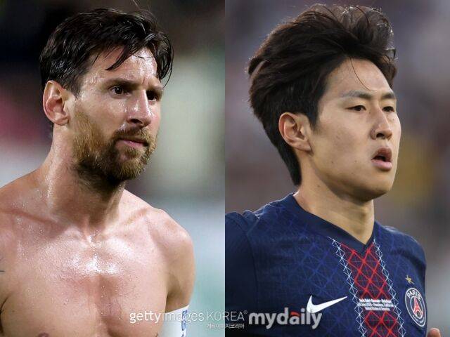 리오넬 메시, 이강인./게티이미지코리아