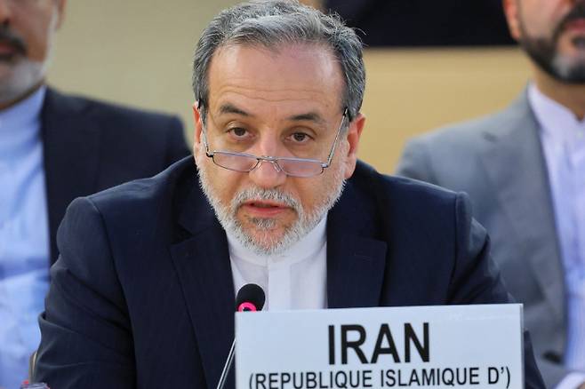 압바스 아락치 이란 외무장관. 연합뉴스