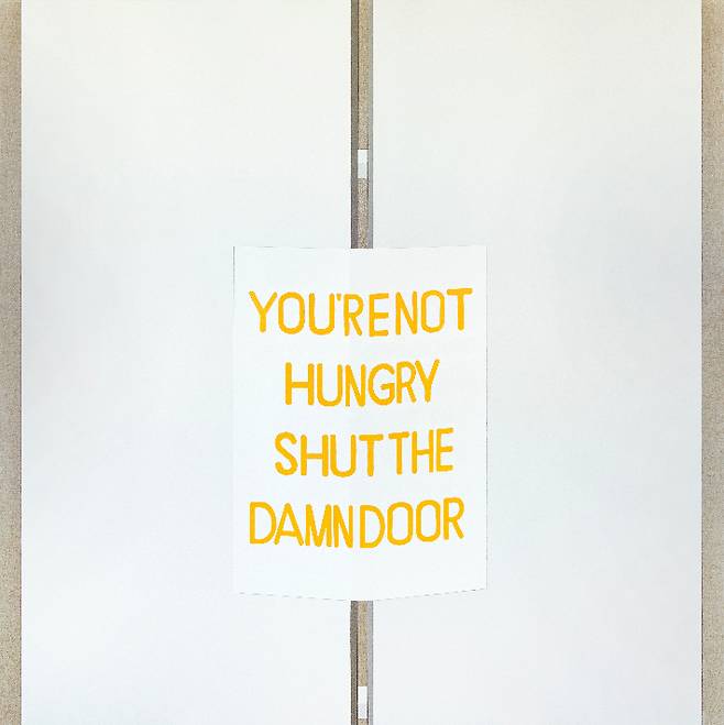 정수영, 'Pantry15(팬트리15)', 린넨 위에 아크릴, 120x120cm, 2025. 학고재 제공