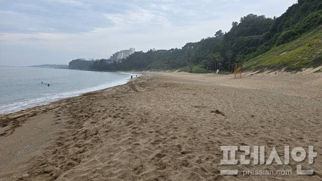 ▲서귀포시 중문 색달해변.ⓒ프레시안