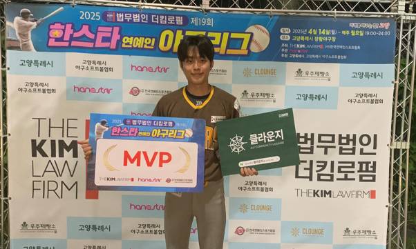 MVP를 수상한 유선호. /사진=한스타미디어