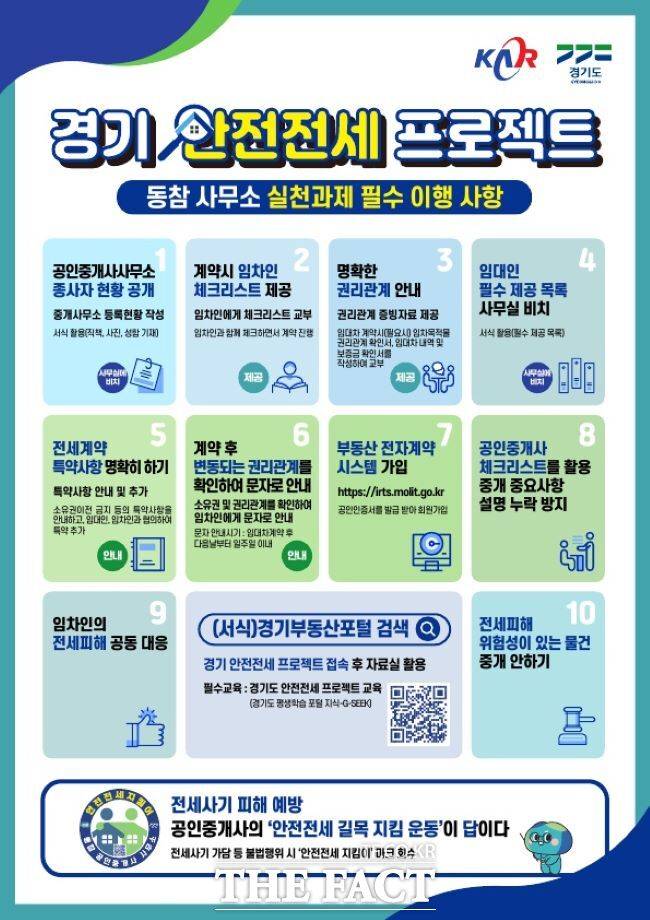 경기도 전세사기 대응 '안전전세 프로젝트' 홍보물. /경기도