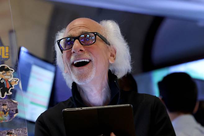 이스라엘과 이란이 휴전에 들어가면서 안정을 찾은 미국 주식 시장이 24일 상승했다./로이터 연합뉴스