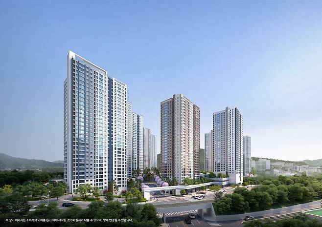 창원 메가시티 자이엔위브_주경 투시도