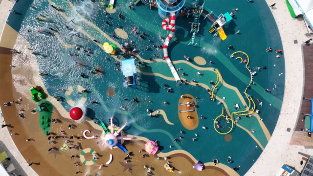 ▲ 충북 청주시 대농근린공원 물놀이장. /청주시 제공