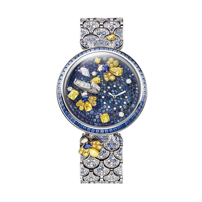 반딧불이를 모티프로 한 노테 스텔라타 디바 하이 주얼리 워치.