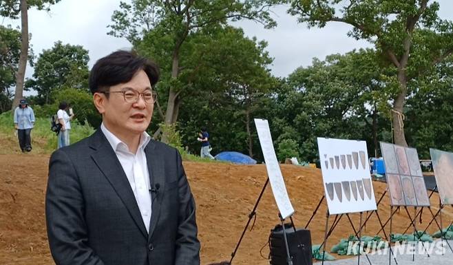 김병수 시장이 '김포 신안리 유적'을 도시브랜드 강화의 핵심 자산으로 만들겠다는 뜻을 밝혔다.