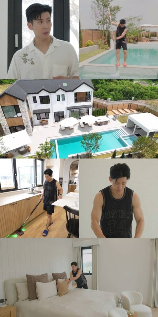 가수 브라이언이 300평대 초호화 드림하우스를 공개했다. /사진=MBC '전지적 참견 시점' 제공