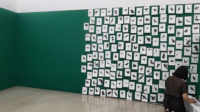 '드리프팅 스테이션' 천경우 전시 전경 *재판매 및 DB 금지