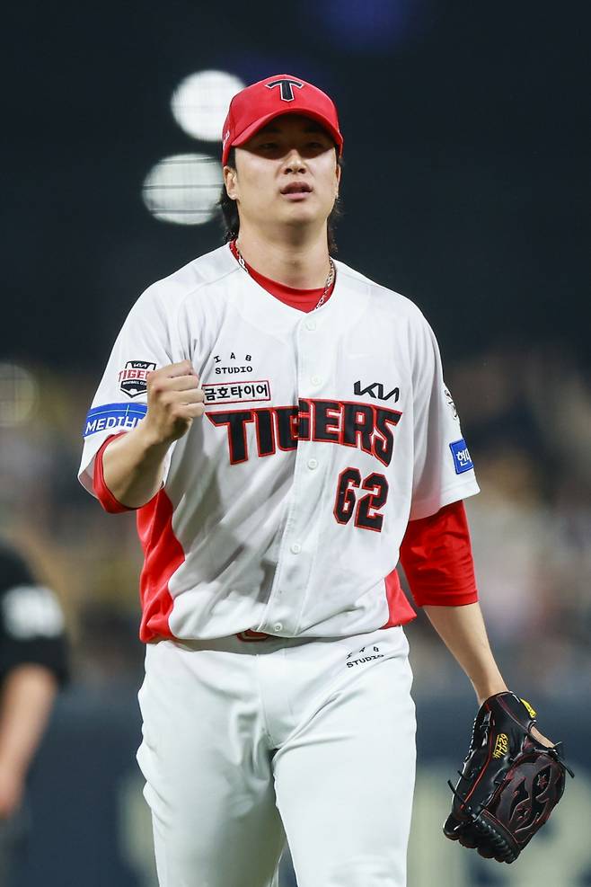 KIA 타이거즈 마무리 투수 정해영. /사진=KIA 타이거즈 제공