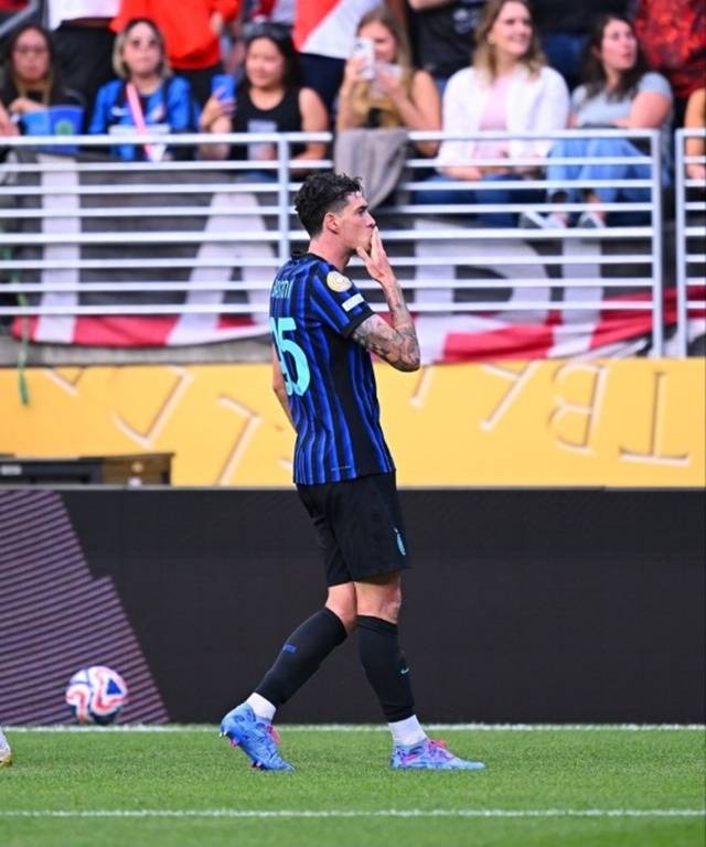 알레산드로 바스토니의 골 세리머니. /사진=인터밀란 SNS