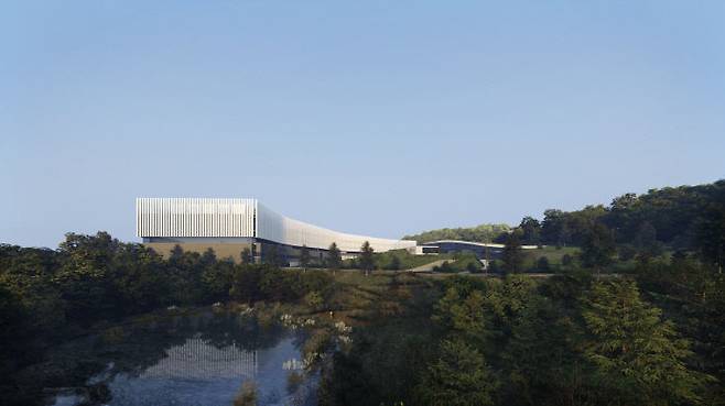 현재 운영 중인 집현동 네이버 데이터센터 조감도. 사진=세종시 제공.