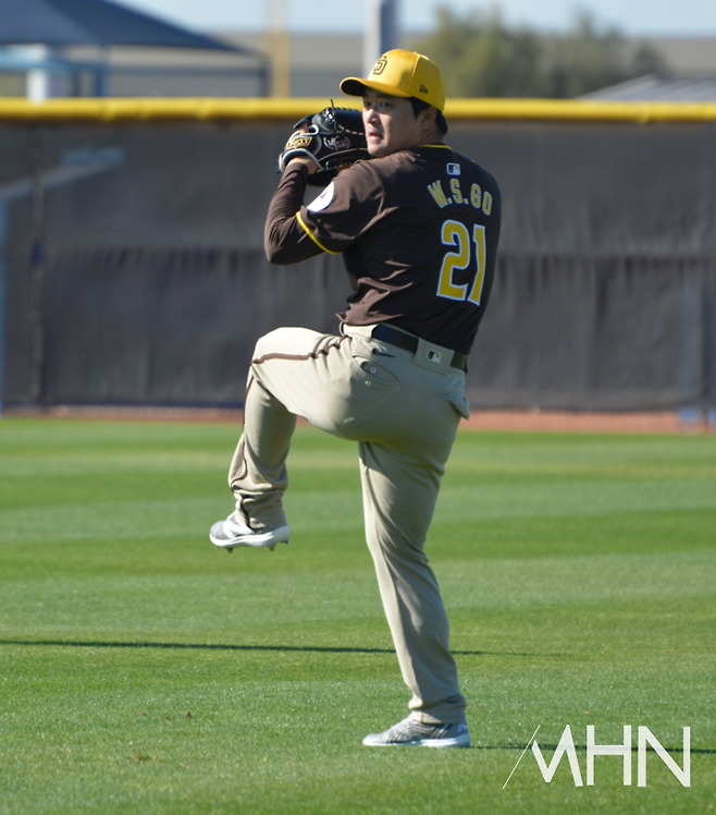 (샌디에이고 시절의 고우석)