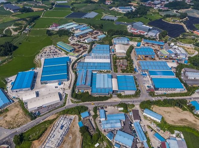 세보엠이씨 음성 공장 전경. 세보엠이씨 제공