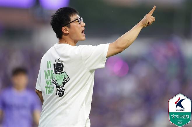 이정효 광주FC 감독. /사진=한국프로축구연맹 제공