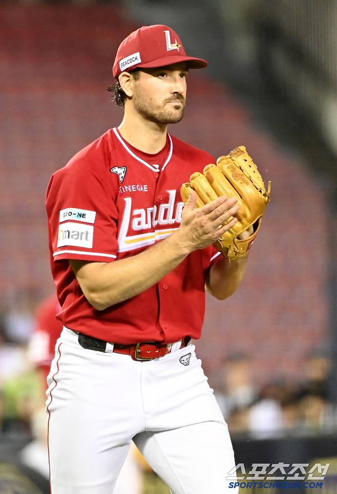 SSG 앤더슨. 허상욱 기자wook@sportschosun.com