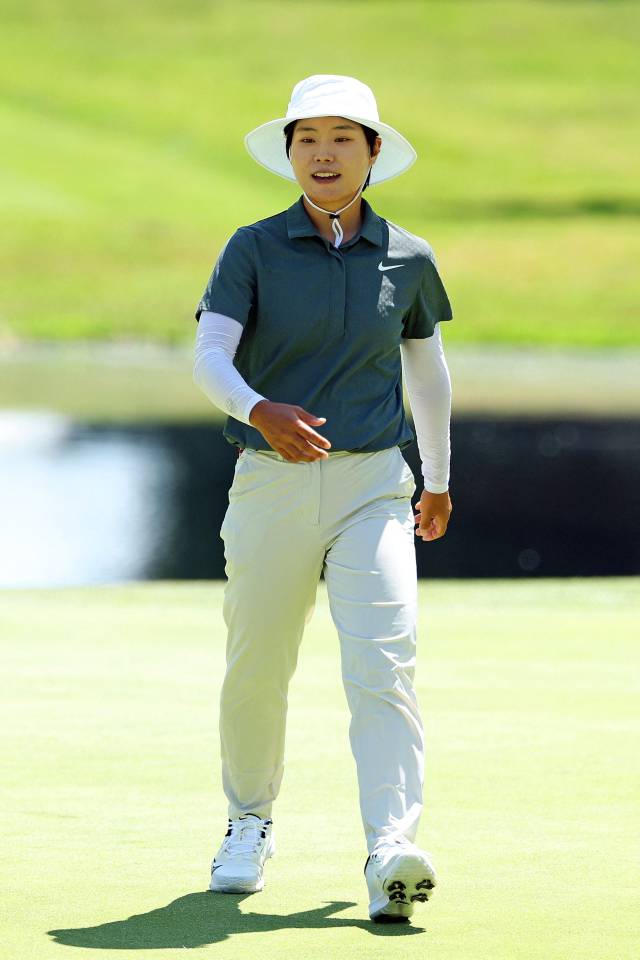 공동 2위에 나선 이소미. 사진 제공=AFP연합뉴스