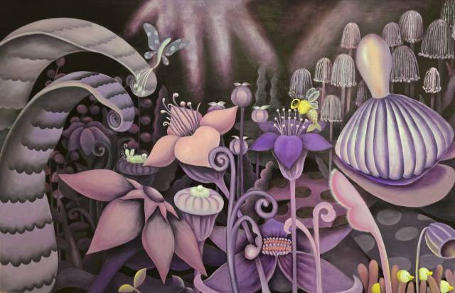 윤승희, '종이정원, 꿈의 명상', 2025. 비트리 갤러리 제공