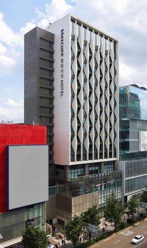 홍대 머큐어앰배서더 호텔 전경. JLL코리아 제공.