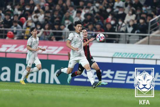 2022 FA컵 결승전 FC서울과 전북현대의 경기 장면. 사진=KFA