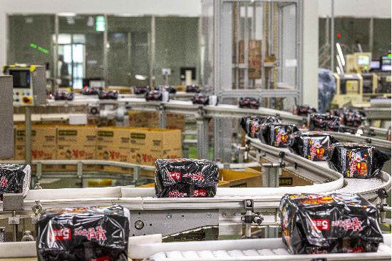 삼양식품 밀양2공장에서 불닭볶음면이 생산되고 있는 모습. (사진=삼양식품)