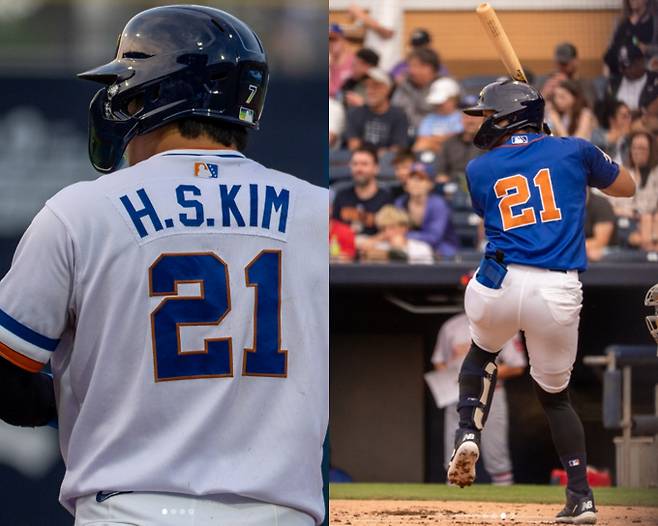 더럼 불스에서 활약 중인 김하성으 네 경기 만에 안타를 추가했다. 사진은 더럼에서 활약 중인 김하성의 모습. /사진=더럼 불스 인스타그램 캡처