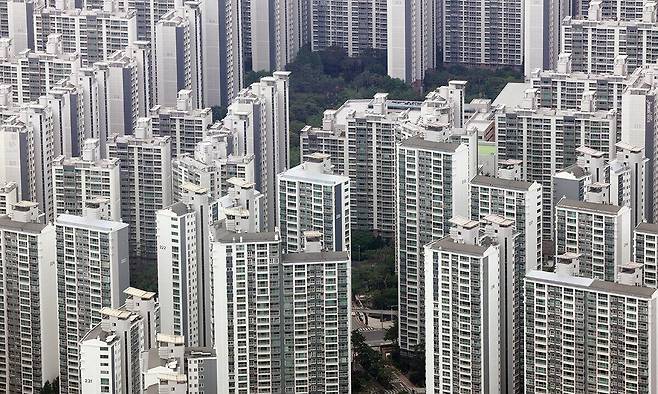 서울 시내 아파트 단지 모습. 연합뉴스