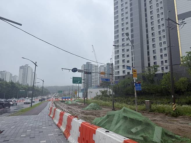 사고가 발생한 경기 과천시 갈현동 도로./사진=김유진