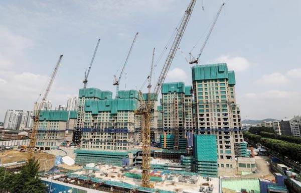 아파트 건설현장. 국제신문DB