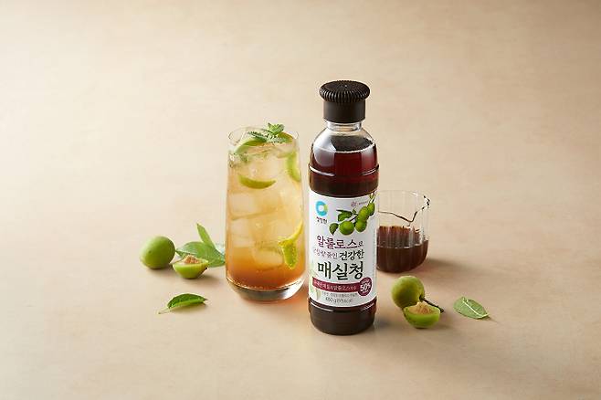 대상㈜ 청정원, 당 함량 대폭 줄여 건강한 '알룰로스 매실청' 판매 채널 확대. 대상㈜ 제공