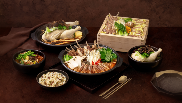 본흑염소 능이삼계탕의 흑염소 등을 이용한 메뉴. 사진 제공=본아이에프