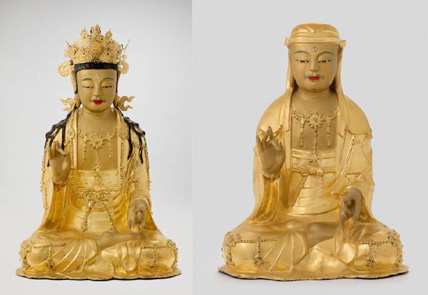 해인사 '금동관음·지장보살이존좌상 및 복장유물' /국가유산청