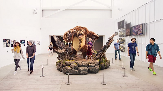 라이엇 게임즈 본사 로비 전경(이미지 출처=라이엇 게임즈).