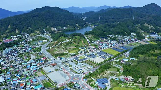 옥천군 구읍 일대 전경 (옥천군 제공, 재판매 및 DB금지) /뉴스1
